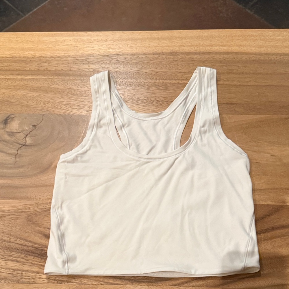 Lululemon Athletica white Tank Top